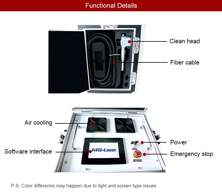 200W Luggage Type Laser Cleaning Machine For Metal and Nonmetal (5)