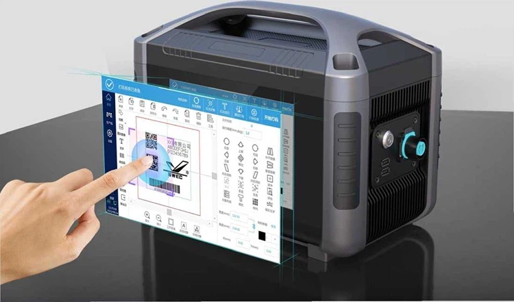 20W преносима машина за лазерно гравиране с влакна за метал и не-метали