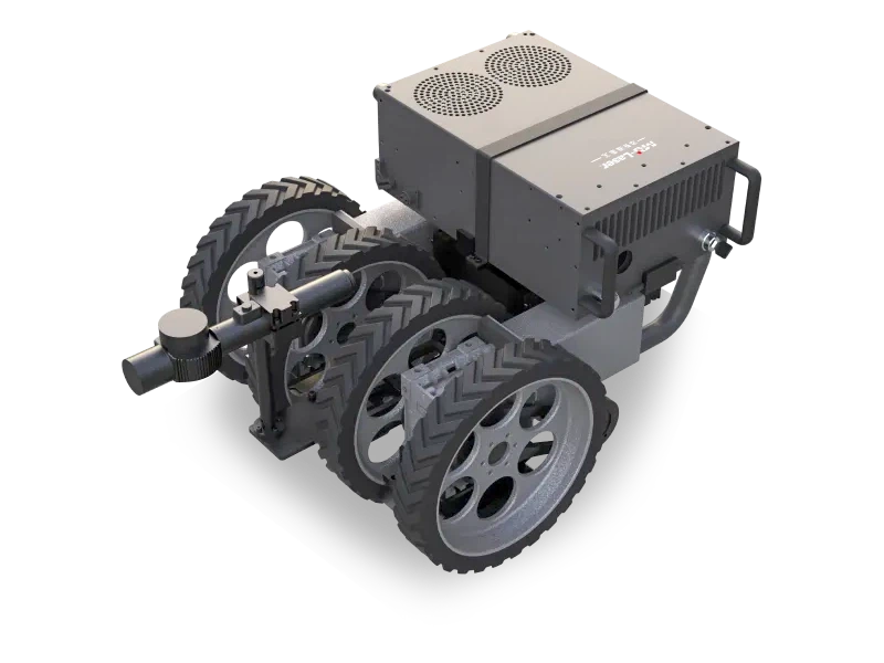 Иновативен-лазерен почистващ робот за катерене по стени за голяма космическа и корабостроителна индустрия