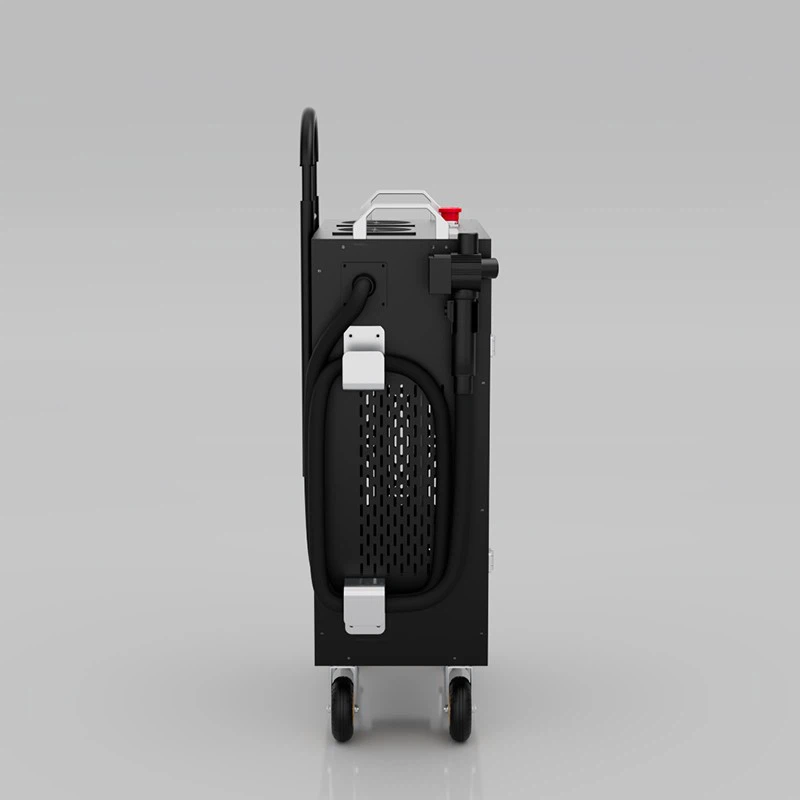 Suitcase 300 Watts Pulse Laser Wave Laser Cleaning Machine For Outdoor Exterior Wall Cleaning