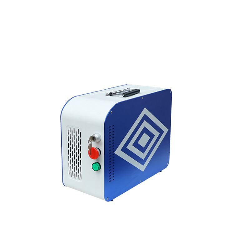 20W Mini  Portable Air Cooling Fiber Laser Marking Machine On Metal